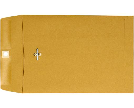 7 1/2 x 10 1/2 Clasp Envelope 28lb. Brown Kraft