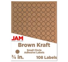 3/4 Inch Circle Label (Pack of 108)