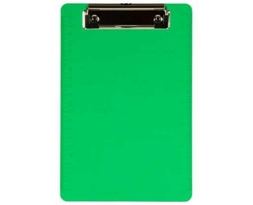 6 x 9 Small Plastic Clipboards Green