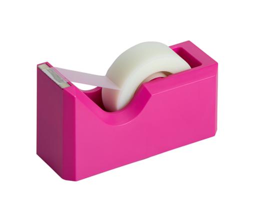 Colorful Desk Tape Dispensers Pink