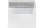 A9 Foil Lined Invitation Envelope (5 3/4 x 8 3/4) Silver Foil Lining