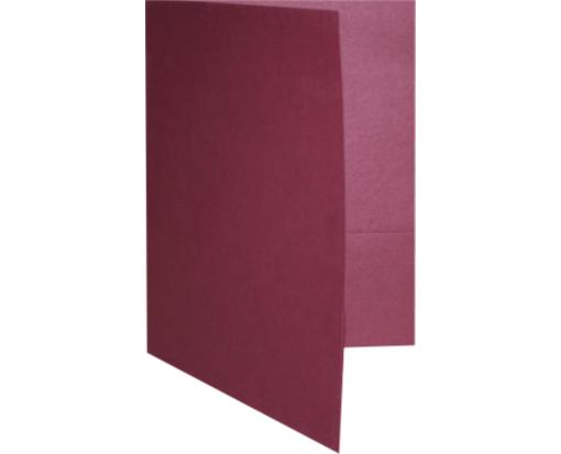 9 x 12 Presentation Folder Burgandy Linen