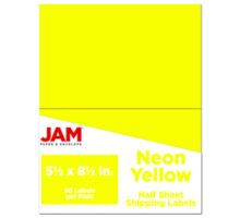 5 1/2 x 8 1/2 Half Page Shipping Label (Pack of 50)