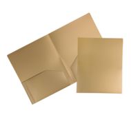 Two Pocket Heavy Duty Plastic Presentation Folders (Pack of 6)