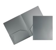 Two Pocket Heavy Duty Plastic Presentation Folders (Pack of 6)