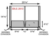 Legal Size Folder w/2 Expansion Pockets & Reinforced Edges 