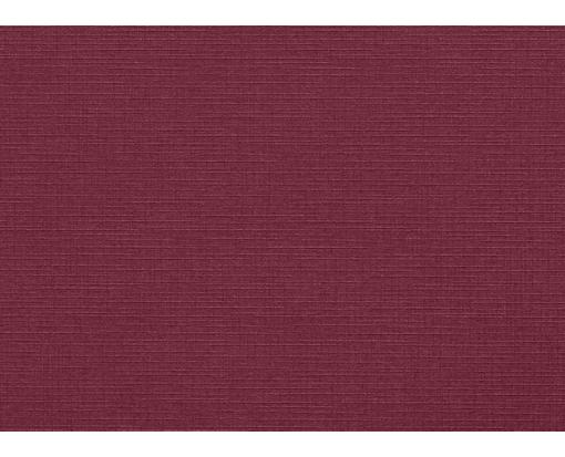 A1 Flat Card (3 1/2 x 4 7/8) Burgundy Linen