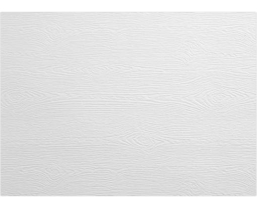 A1 Flat Card (3 1/2 x 4 7/8) White Birch Woodgrain
