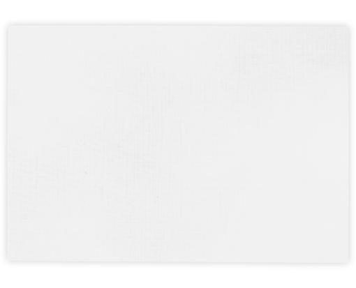 A1 Flat Card (3 1/2 x 4 7/8) White Linen