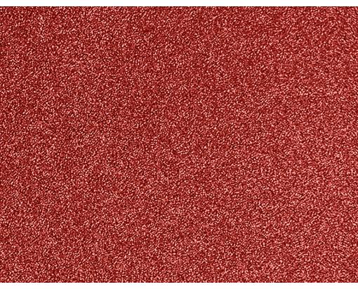 A2 Flat Card (4 1/4 x 5 1/2) Holiday Red Sparkle