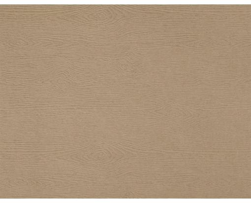 A2 Flat Card (4 1/4 x 5 1/2) Oak Woodgrain
