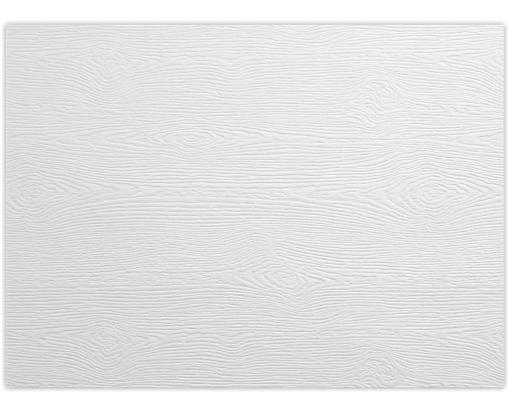 A2 Flat Card (4 1/4 x 5 1/2) White Birch Woodgrain