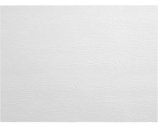 A6 Flat Card (4 5/8 x 6 1/4) White Birch Woodgrain