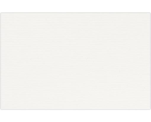 A9 Flat Card (5 1/2 x 8 1/2) White Linen