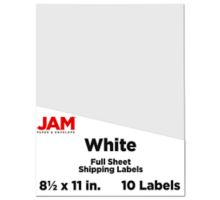 8 1/2 x 11 Full Page Label (Pack of 10)