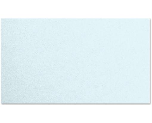 #3 Mini Flat Card (2 x 3 1/2) Aquamarine Metallic
