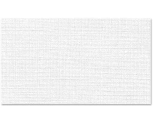#3 Mini Flat Card (2 x 3 1/2) White Linen