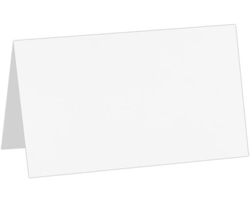 #3 Mini Folded Card (3 1/2 x 2) White 100% Recycled