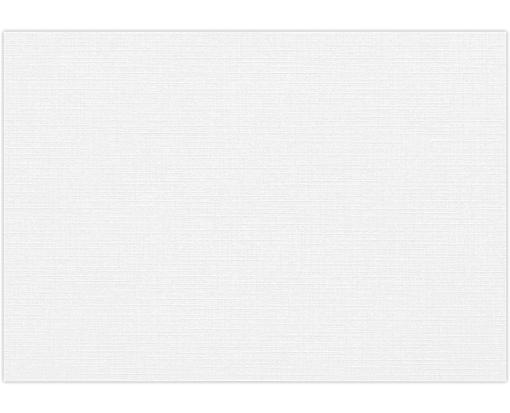 4 7/8 x 7 Flat Card White Linen