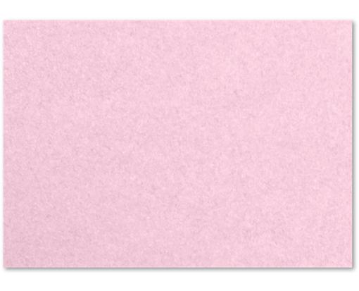 4 1/4 x 6 Flat Card Rose Quartz Metallic