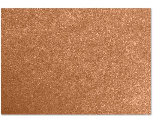 4 1/4 x 6 Flat Card Copper Metallic
