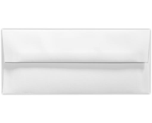#10 Square Flap Envelope (4 1/8 x 9 1/2) 70lb. Classic Linen® Solar White