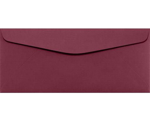 #10 Regular Envelope (4 1/8 x 9 1/2) Burgundy Linen