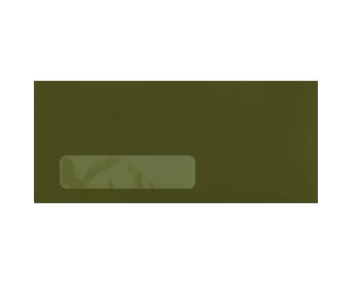 #10 Window Envelope (4 1/8 x 9 1/2) Olive