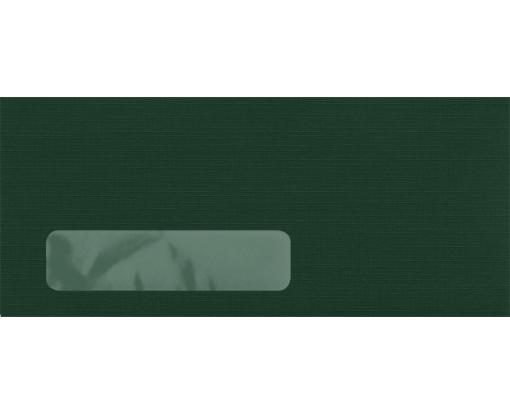 #10 Window Envelope (4 1/8 x 9 1/2) Green Linen