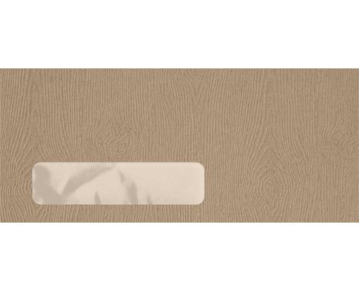 #10 Window Envelope (4 1/8 x 9 1/2) Oak Woodgrain