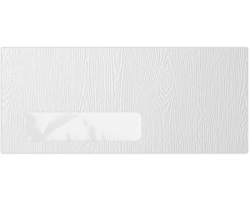 #10 Window Envelope (4 1/8 x 9 1/2) White Birch Woodgrain