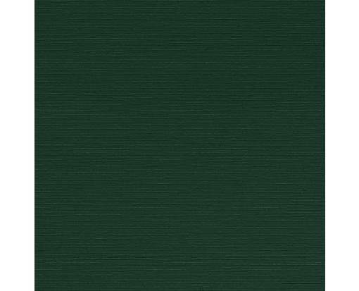 4 3/4 x 4 3/4 Square Flat Card Green Linen