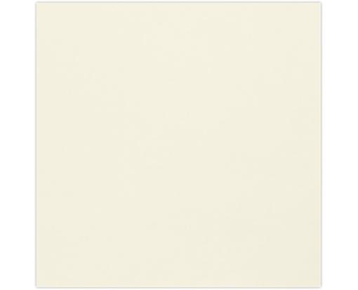 4 3/4 x 4 3/4 Square Flat Card Natural White - 100% Cotton