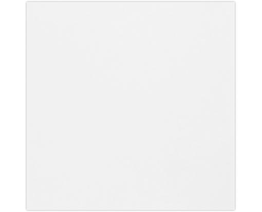 4 3/4 x 4 3/4 Square Flat Card White - 100% Recycled