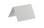 Embossed Folded Card (4 7/8 x 3 1/2) White Embossed Border
