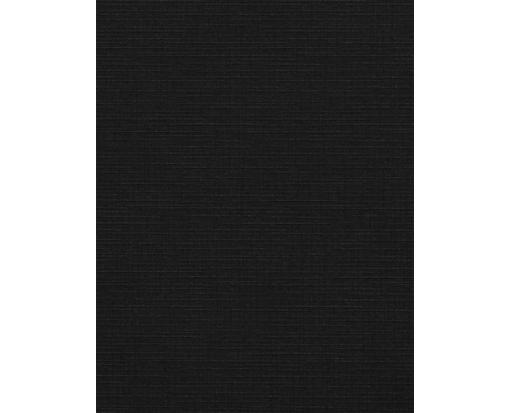 4 3/16 x 5 7/16 Cardstock Black Linen