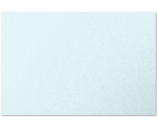 4 x 6 Flat Card Aquamarine Metallic