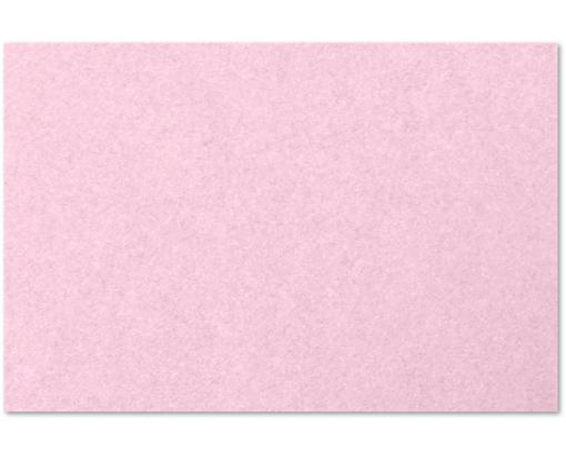 4 x 6 Flat Card Rose Quartz Metallic