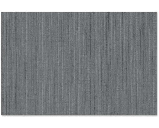 4 x 6 Flat Card Sterling Gray Linen