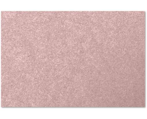 4 x 6 Flat Card Misty Rose Metallic