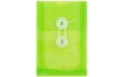 4 1/4 x 6 1/4 Plastic Envelopes with Button & String Tie Closure (Pack of 12)