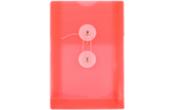 4 1/4 x 6 1/4 Plastic Envelopes with Button & String Tie Closure (Pack of 12)