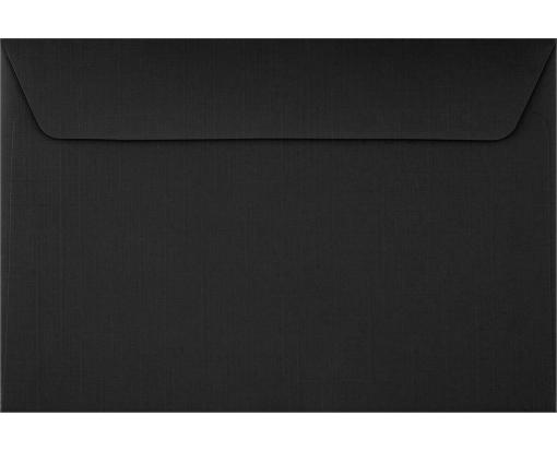 6 x 9 Booklet Envelope Black Linen