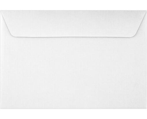 6 x 9 Booklet Envelope White Linen