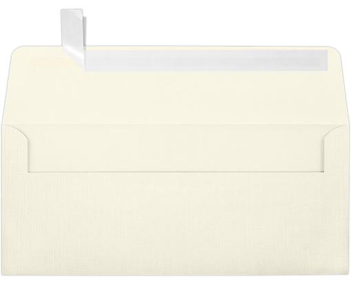 #10 Square Flap Envelope (4 1/8 x 9 1/2) Natural Linen