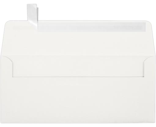 #10 Square Flap Envelope (4 1/8 x 9 1/2) Natural White - 100% Cotton