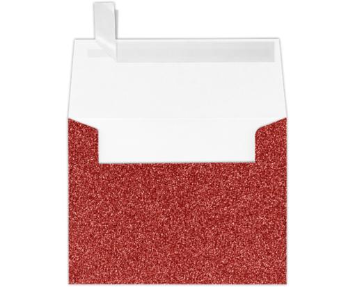 A2 Invitation Envelope (4 3/8 x 5 3/4) Holiday Red Sparkle