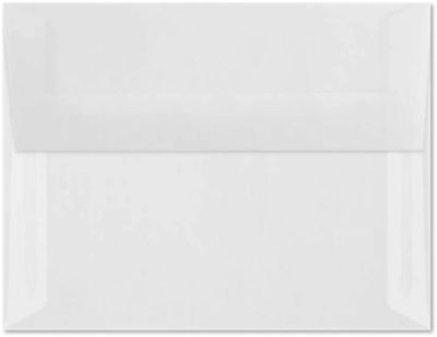 4 1 4 X 6 1 4 80lb Clear Translucent Envelopes Com