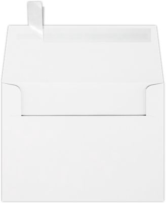 80lb White Envelopes Square Flap 4 1 4 X 6 1 4 Envelopes Com