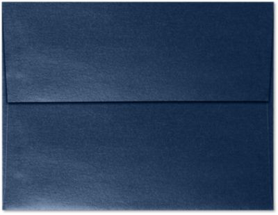 Lapis Metallic Blue Envelopes Square Flap 4 1 4 X 6 1 4 Envelopes Com